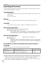 Preview for 8 page of Sanyo PJ-Net Organizer POA-PN01 Owner'S Manual