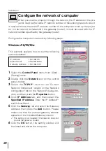 Предварительный просмотр 20 страницы Sanyo PJ-Net Organizer POA-PN01 Owner'S Manual