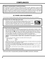 Preview for 4 page of Sanyo PLC - 12BL Owner'S Manual