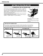 Preview for 8 page of Sanyo PLC - 12BL Owner'S Manual