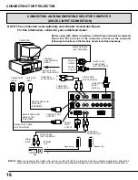 Preview for 16 page of Sanyo PLC - 12BL Owner'S Manual