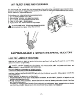 Preview for 18 page of Sanyo PLC-200N Owner'S Manual