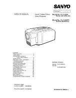 Sanyo PLC-220P Service Manual предпросмотр