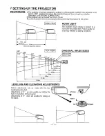 Предварительный просмотр 11 страницы Sanyo PLC-220P Service Manual