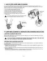 Предварительный просмотр 19 страницы Sanyo PLC-220P Service Manual