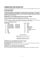 Предварительный просмотр 19 страницы Sanyo PLC-320MB Service Manual