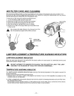 Предварительный просмотр 26 страницы Sanyo PLC-320MB Service Manual