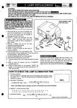 Предварительный просмотр 15 страницы Sanyo PLC-400P Service Manual