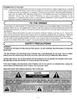 Preview for 2 page of Sanyo PLC-510M Owner'S Manual