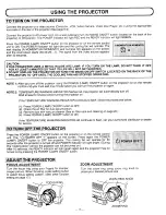 Preview for 20 page of Sanyo PLC-510M Owner'S Manual