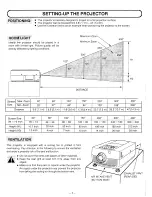 Preview for 8 page of Sanyo PLC-5600N Owner'S Manual