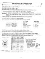 Preview for 10 page of Sanyo PLC-5600N Owner'S Manual