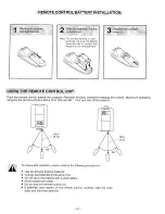 Preview for 23 page of Sanyo PLC-5600N Owner'S Manual