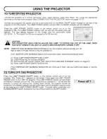 Preview for 27 page of Sanyo PLC-5600N Owner'S Manual