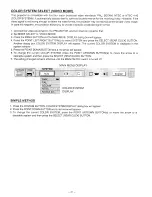 Preview for 31 page of Sanyo PLC-5600N Owner'S Manual