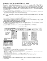 Preview for 34 page of Sanyo PLC-5600N Owner'S Manual