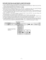 Preview for 37 page of Sanyo PLC-5600N Owner'S Manual