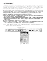 Preview for 38 page of Sanyo PLC-5600N Owner'S Manual