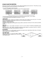 Preview for 20 page of Sanyo PLC-700M Owner'S Manual