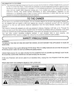 Предварительный просмотр 2 страницы Sanyo PLC-8800N Owner'S Manual