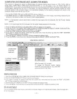 Preview for 34 page of Sanyo PLC-8800N Owner'S Manual