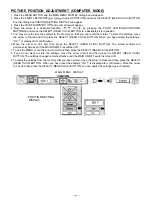 Preview for 37 page of Sanyo PLC-8810E Owner'S Instruction Manual