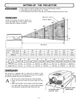 Preview for 8 page of Sanyo PLC-8815E Owner'S Instruction Manual