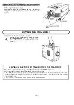 Preview for 9 page of Sanyo PLC-8815E Owner'S Instruction Manual