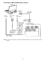 Preview for 13 page of Sanyo PLC-8815E Owner'S Instruction Manual