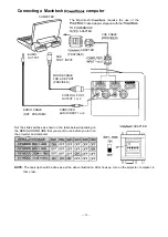 Preview for 14 page of Sanyo PLC-8815E Owner'S Instruction Manual