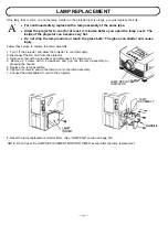 Preview for 41 page of Sanyo PLC-8815E Owner'S Instruction Manual