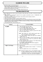 Preview for 42 page of Sanyo PLC-8815E Owner'S Instruction Manual