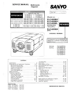 Preview for 1 page of Sanyo PLC-9000EA Service Manual