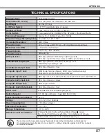 Preview for 57 page of Sanyo PLC-EF10NA Owner'S Manual