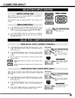 Preview for 25 page of Sanyo PLC-EF30N Owner'S Manual