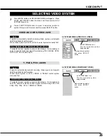 Preview for 35 page of Sanyo PLC-EF30N Owner'S Manual