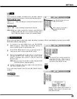 Preview for 41 page of Sanyo PLC-EF30N Owner'S Manual