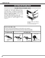 Preview for 8 page of Sanyo PLC-EF31 Owner'S Manual