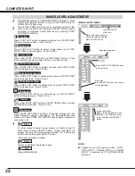 Preview for 32 page of Sanyo PLC-EF31 Owner'S Manual