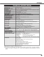 Preview for 49 page of Sanyo PLC-EF31 Owner'S Manual