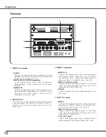 Предварительный просмотр 12 страницы Sanyo PLC-EF60 Owner'S Manual