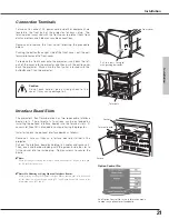 Предварительный просмотр 21 страницы Sanyo PLC-EF60 Owner'S Manual