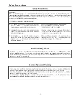 Preview for 3 page of Sanyo PLC-EF60 Service Manual