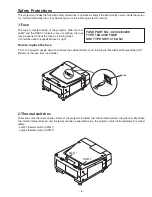 Preview for 5 page of Sanyo PLC-EF60 Service Manual