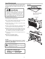 Preview for 9 page of Sanyo PLC-EF60 Service Manual