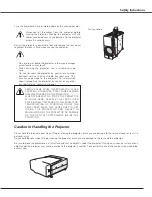 Preview for 7 page of Sanyo PLC-EF60A Owner'S Manual