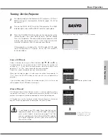 Preview for 27 page of Sanyo PLC-EF60A Owner'S Manual