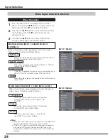 Preview for 34 page of Sanyo PLC HF10000L Owner'S Manual