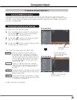 Preview for 35 page of Sanyo PLC HF10000L Owner'S Manual