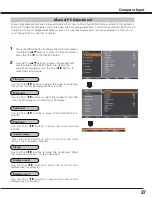 Preview for 37 page of Sanyo PLC HF10000L Owner'S Manual